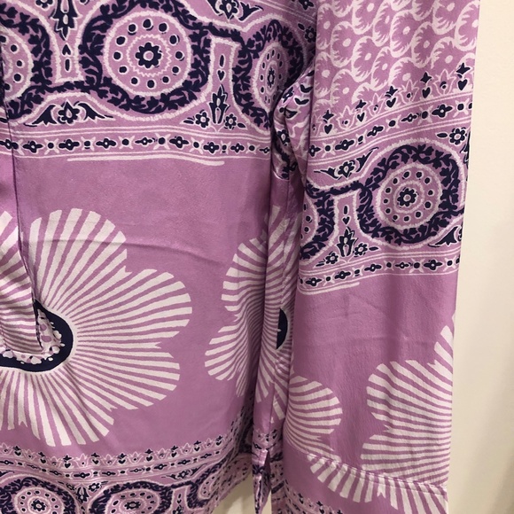 Silk tunic beautiful print - Picture 3 of 5